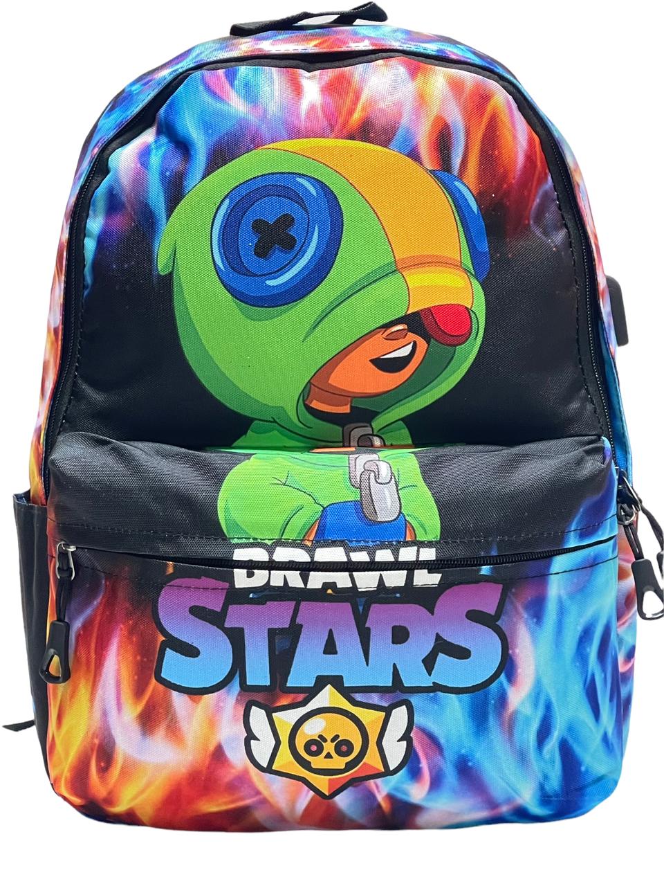 Детский рюкзак BAGS-ART Collection kids Brawl Stars, зеленый, большой размер