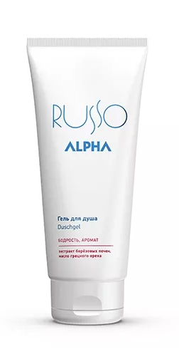 Гель для душа ALPHA RUSSO, 200 мл