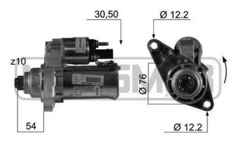 

ERA Стартер AUDIVW 1.2-1.6 03-10 ERA 220446