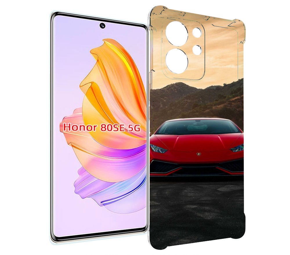

Чехол MyPads lamborghini ламборгини 1 мужской для Honor 80 SE, Прозрачный, Tocco
