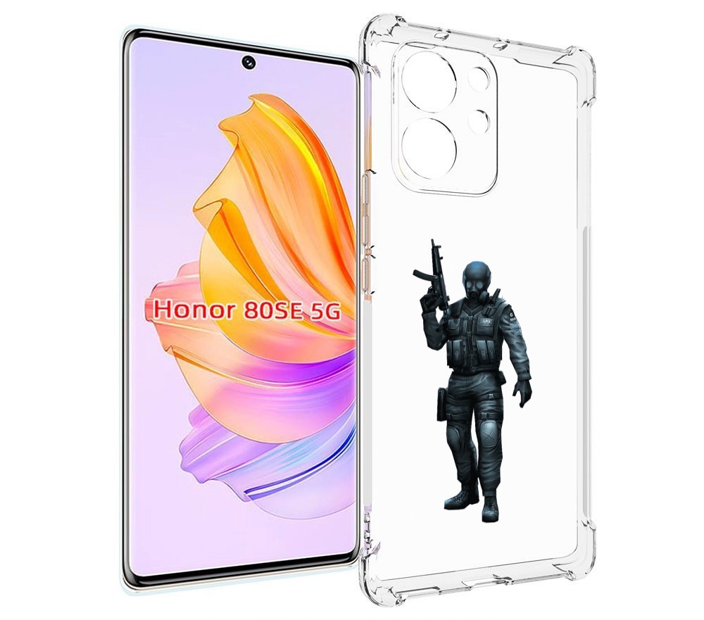 

Чехол MyPads crossfire для Honor 80 SE, Прозрачный, Tocco