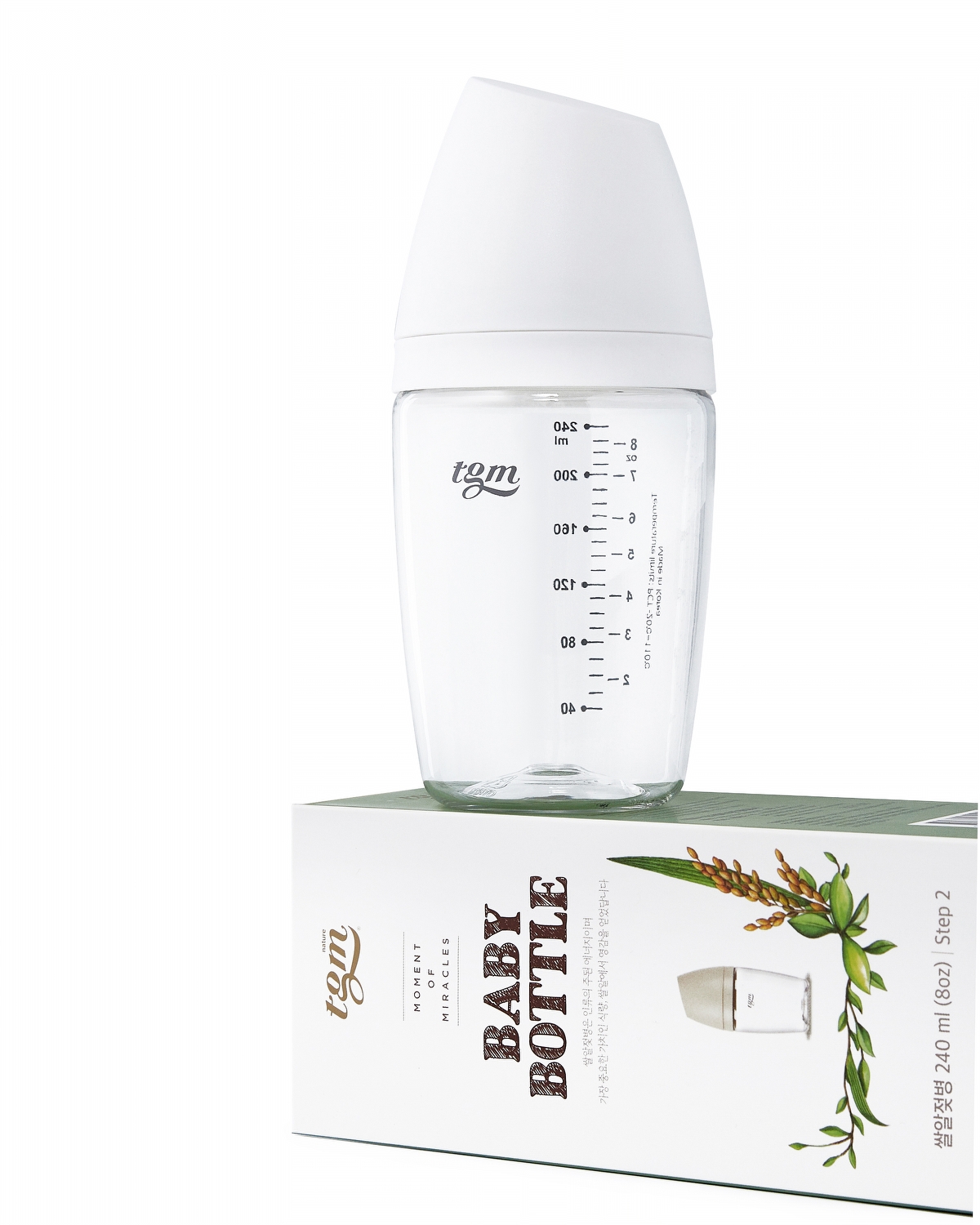 Бутылочка для кормления TGM The Good Mother Rice Grain Tritan 240 мл корпус be quiet pure base 500 white bg035