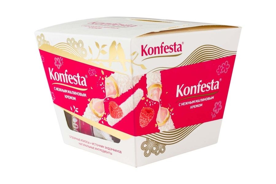 Конфеты Konfesta с малиновой начинкой 150 г 150₽