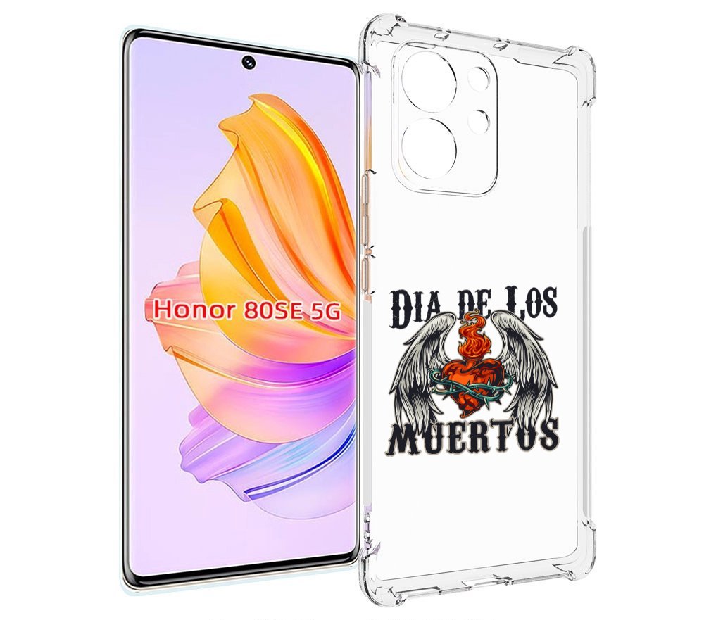 

Чехол MyPads burning-heart для Honor 80 SE, Прозрачный, Tocco