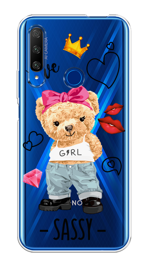 

Чехол на Huawei Honor 9X Premium "Sugar Mommy", Голубой;белый;розовый, 610650-6