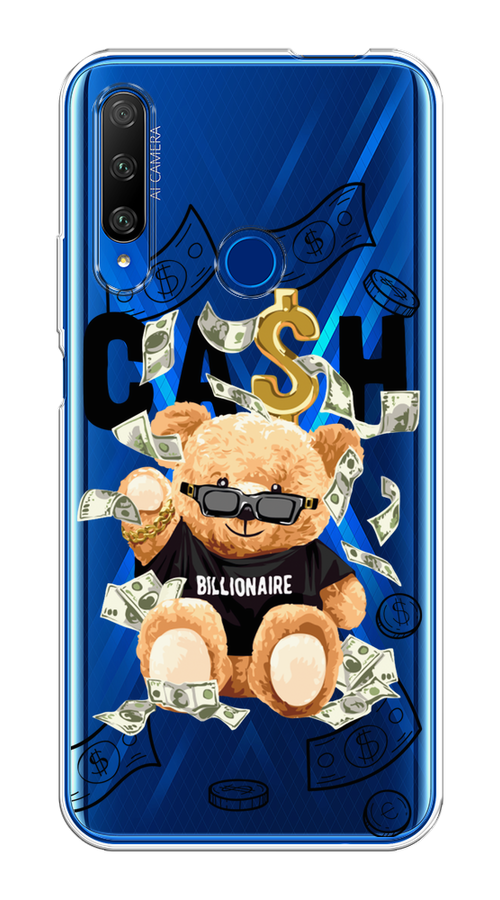 

Чехол на Huawei Honor 9X Premium "Big cash", Черный;серый;бежевый, 610650-6