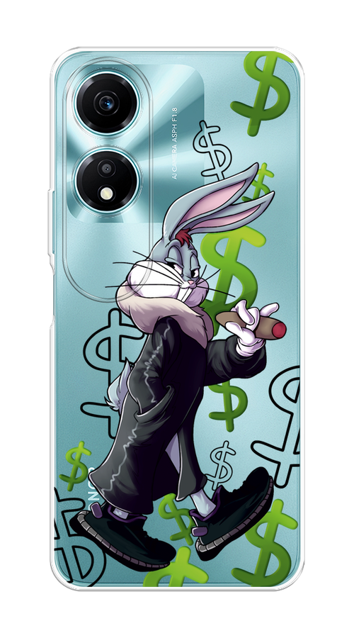 

Чехол на Honor X5 Plus "Rich Bugs Bunny", Зеленый;черный;голубой, 6121950-1