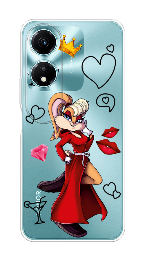 

Чехол на Honor X5 Plus "Rich Lola Bunny", Красный;бежевый;оранжевый, 6121950-1