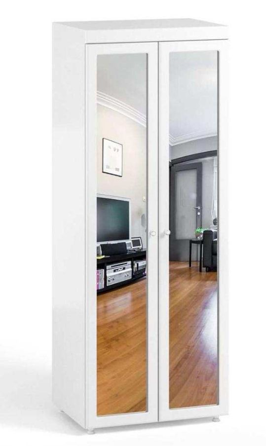 

Шкаф 2дв (560) с 2 Большими зеркальными дверьми Катрин-К МН-48 Монако Белое дерево, Белый, МН-48 Монако