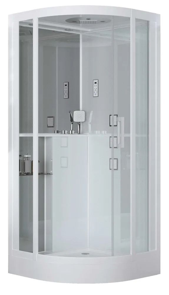 

Душевая кабина GROSSMAN GR141, 100x100x215 см, низкий поддон 15 см, стекло прозрачное