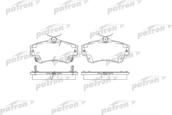 

Тормозные колодки PATRON PBP1442