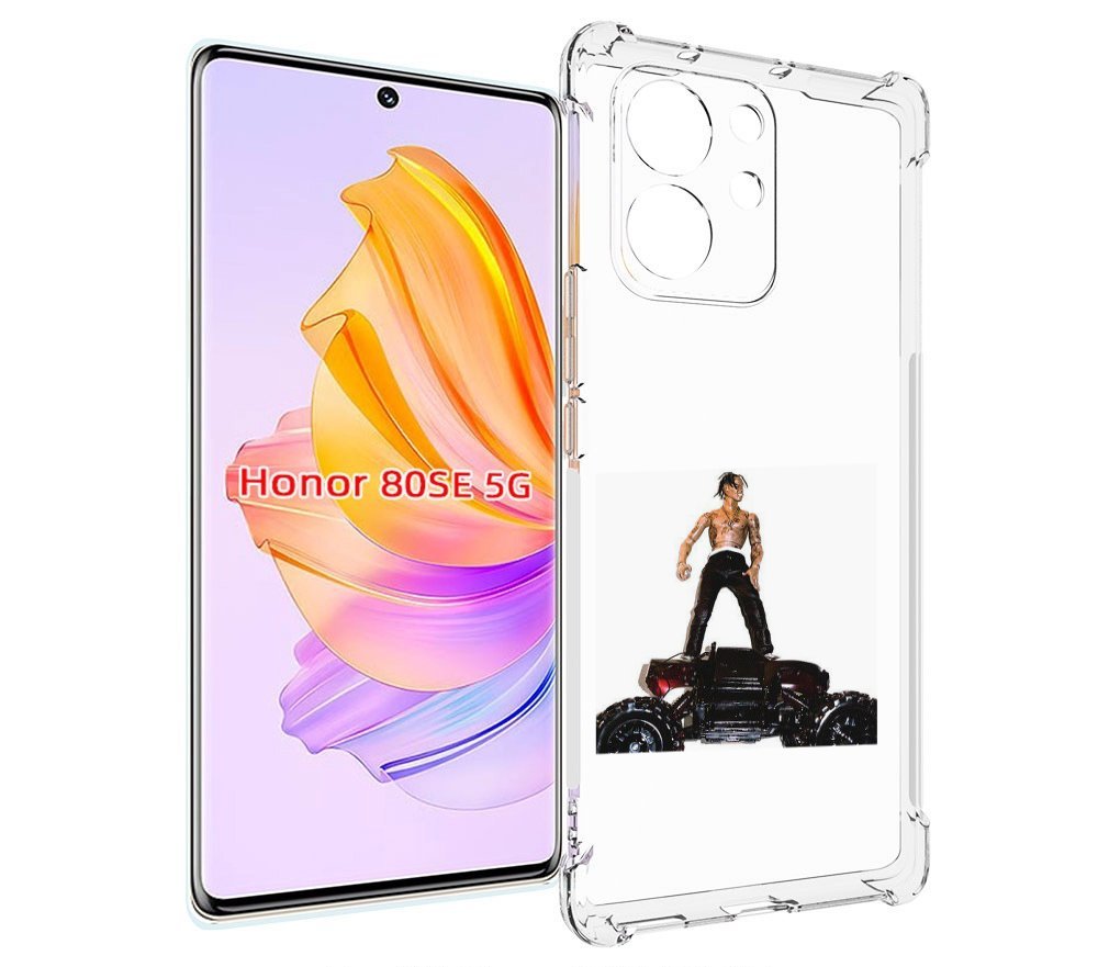 

Чехол MyPads Travis Scott - Rodeo для Honor 80 SE, Прозрачный, Tocco