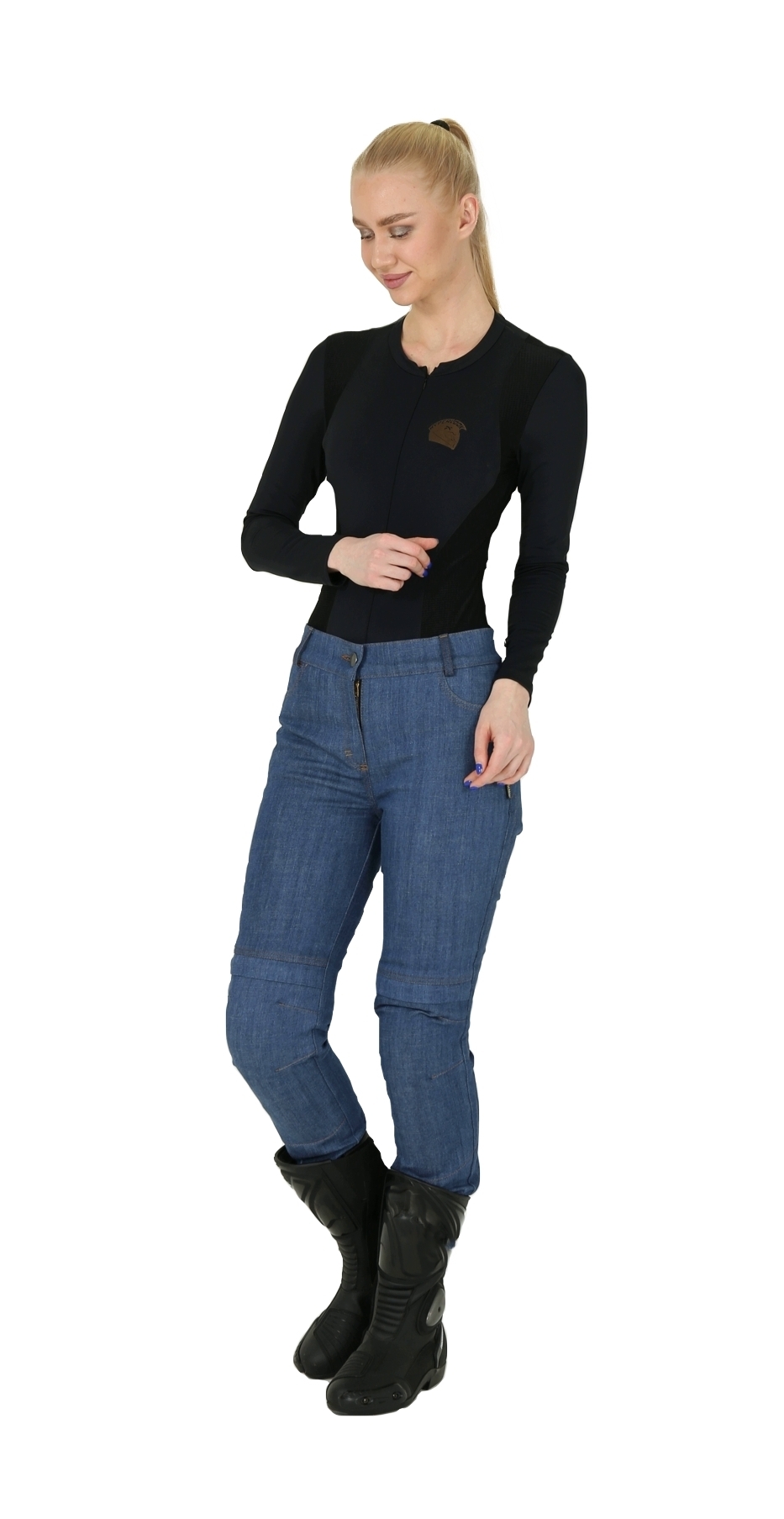 

Мотоджинсы Hyperlook женские Miracle синие L, Синий, Miracle