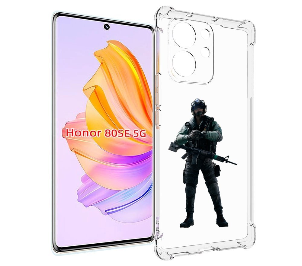 

Чехол MyPads Tom-Clancy's-Rainbow-Six-2 для Honor 80 SE, Прозрачный, Tocco