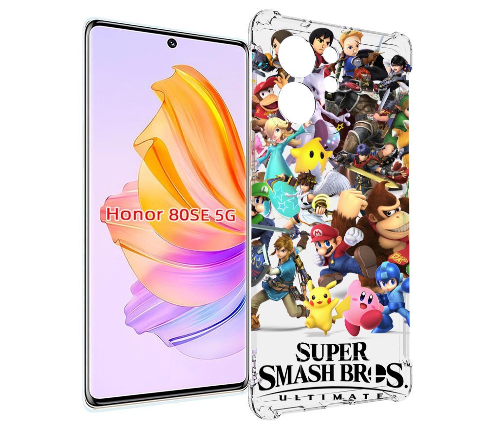 

Чехол MyPads Super Smash Bros для Honor 80 SE, Прозрачный, Tocco