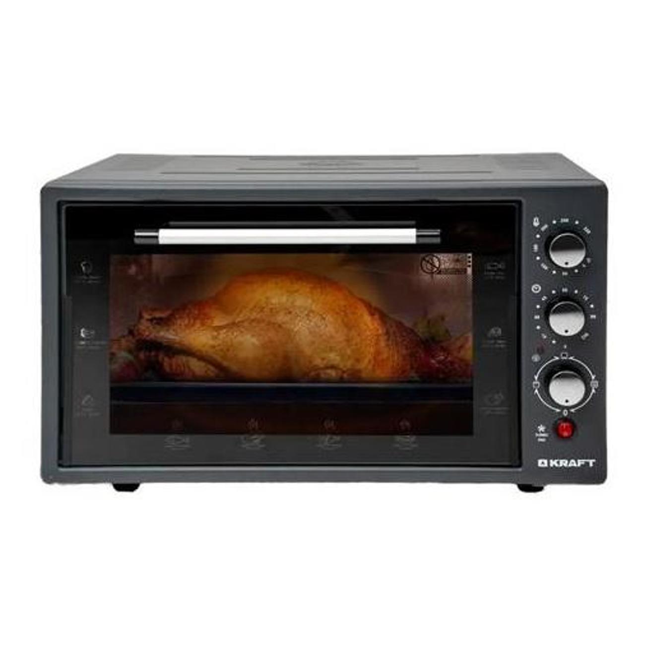 

Мини-печь электрическая Kraft KF-MO 4506 DGR с конвекцией, настольная электрическая духовк