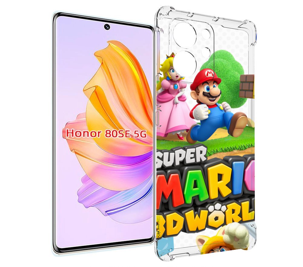 

Чехол MyPads Super Mario 3D World для Honor 80 SE, Прозрачный, Tocco