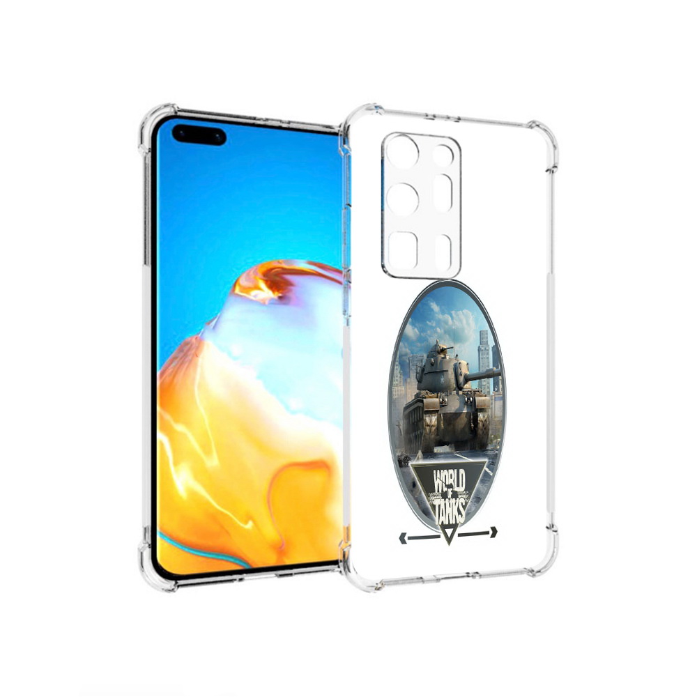 

Чехол MyPads Tocco для Huawei P40 Pro+ игра с танками, Прозрачный, Tocco
