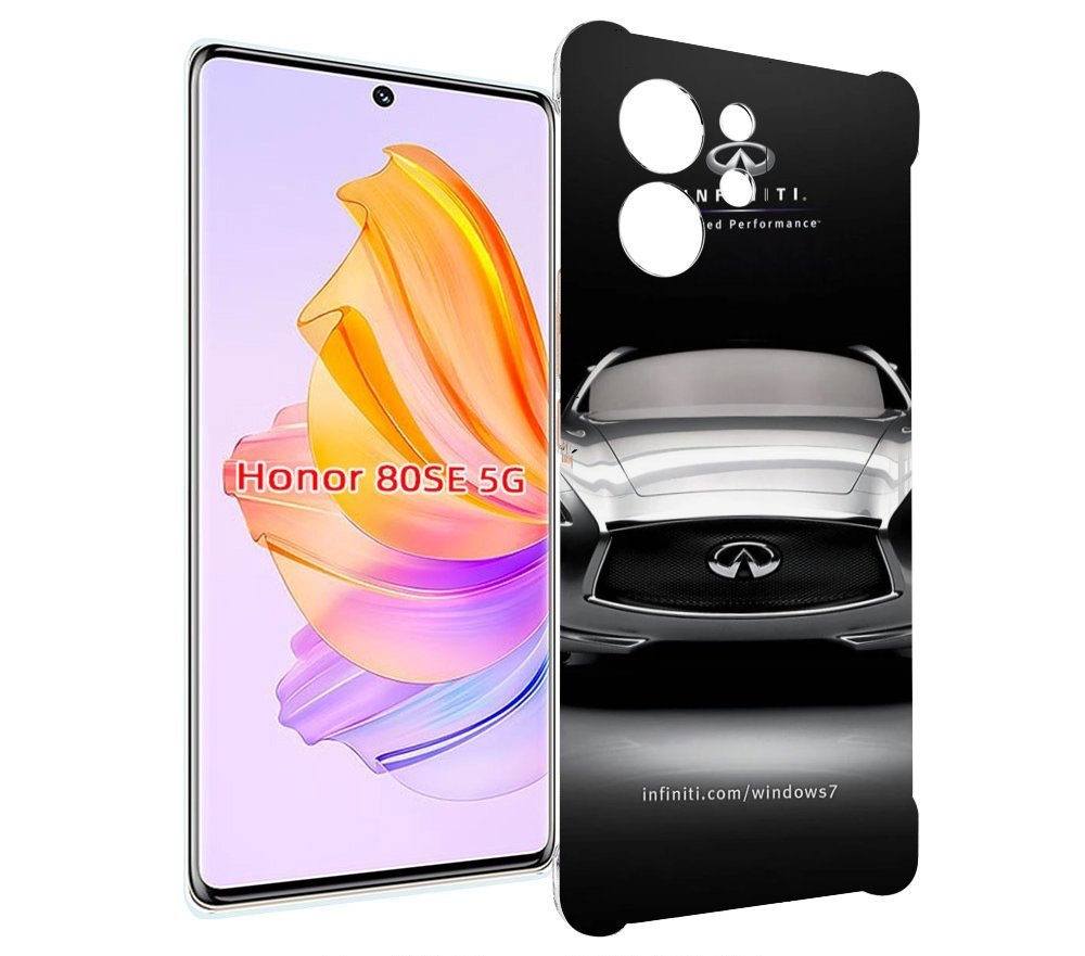 

Чехол MyPads infiniti-инфинити-1 для Honor 80 SE, Прозрачный, Tocco