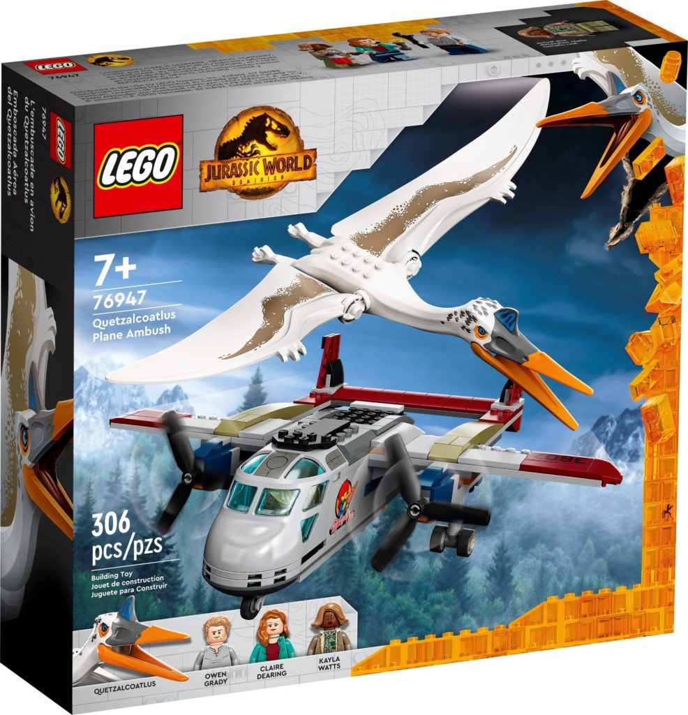 Конструктор LEGO Jurassic World Кетцалькоатль: нападение на самолёт 76947 lego jurassic world весёлые раскраски мир динозавров