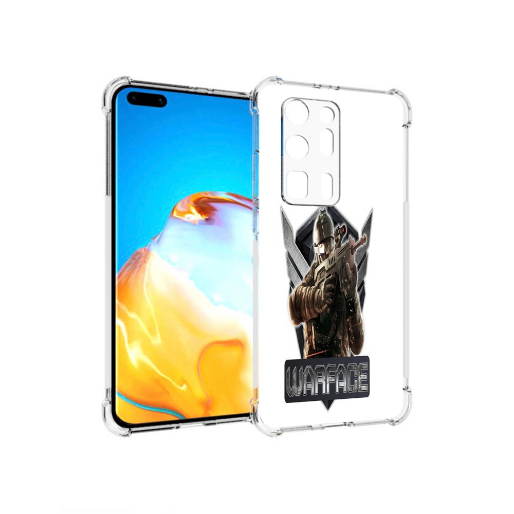 

Чехол MyPads Tocco для Huawei P40 Pro+ игра про войну, Прозрачный, Tocco