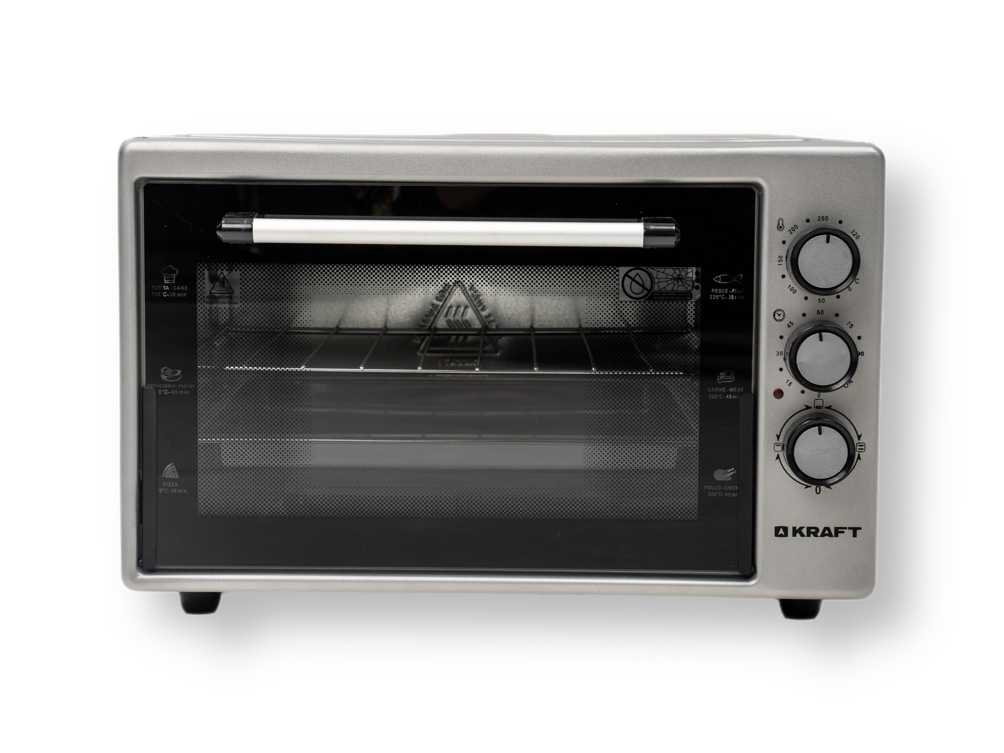 

Мини-печь KRAFT KF-MO 3801 GR серый, KF-MO 3801 GR