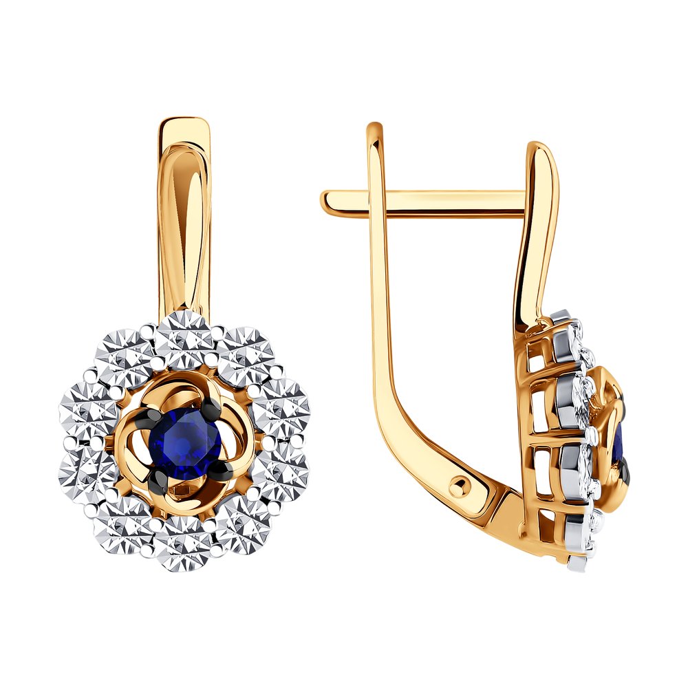 

Серьги из золота с сапфиром Diamant 51-220-00999-1, 51-220-00999-1