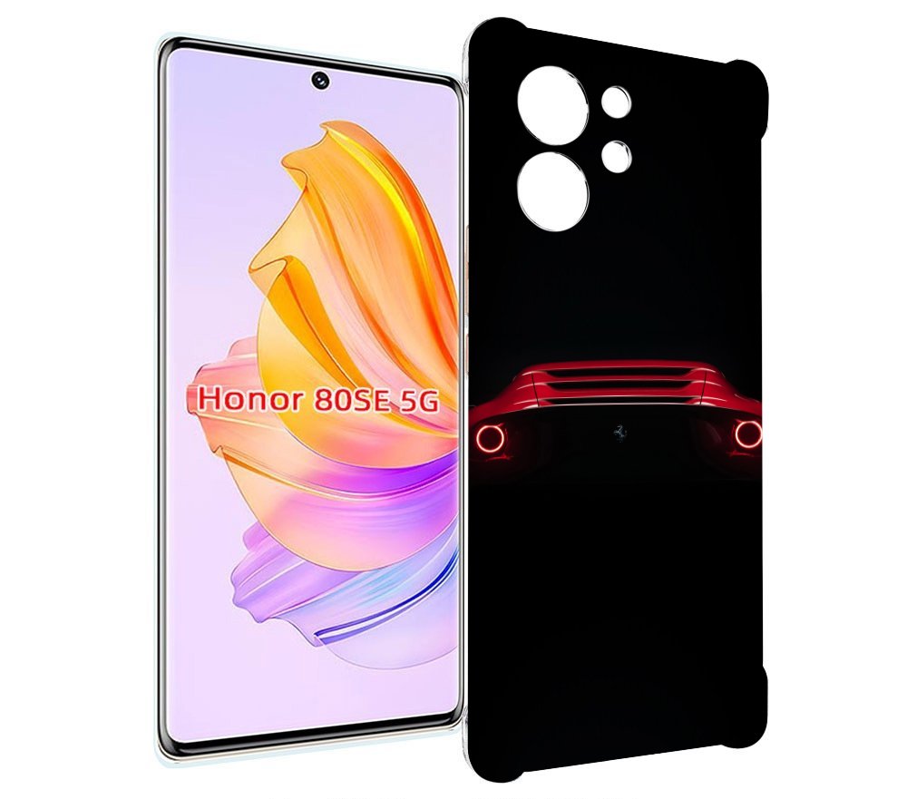

Чехол MyPads ferrari феррари 1 для Honor 80 SE, Прозрачный, Tocco