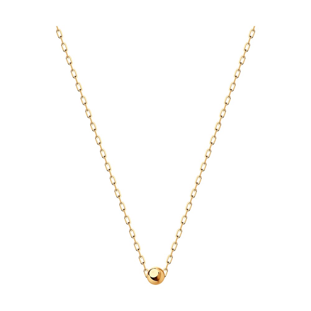 

Колье из красного золота 38 см Diamant 51-170-01623-1, 51-170-01623-1
