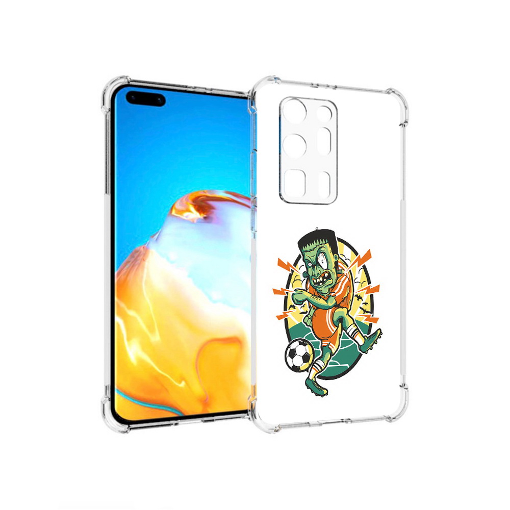 

Чехол MyPads Tocco для Huawei P40 Pro+ зомби футболист, Прозрачный, Tocco