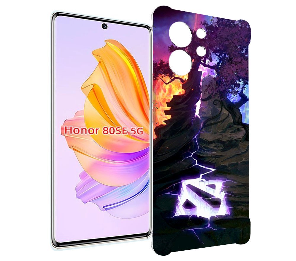 

Чехол MyPads dota 2 логотип для Honor 80 SE, Прозрачный, Tocco