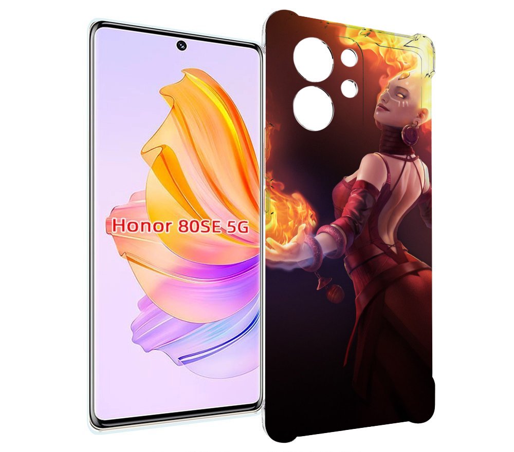 

Чехол MyPads dota 2 Lina для Honor 80 SE, Прозрачный, Tocco