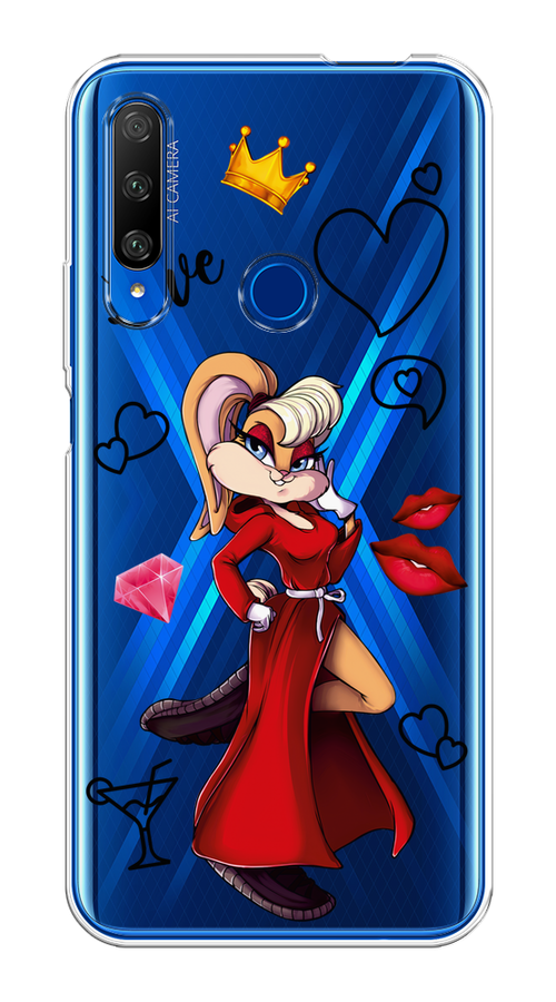 

Чехол на Huawei Honor 9X Premium "Rich Lola Bunny", Красный;бежевый;оранжевый, 610650-6