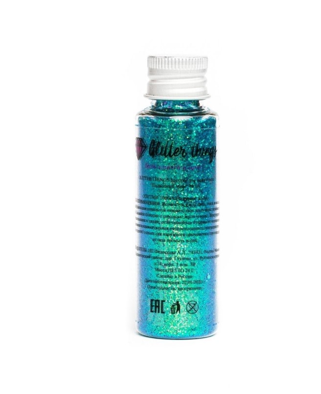 

Блестки рассыпчатые для лица, тела и волос Glitter Things Подводный мир, 30 мл, Glitter Things 30