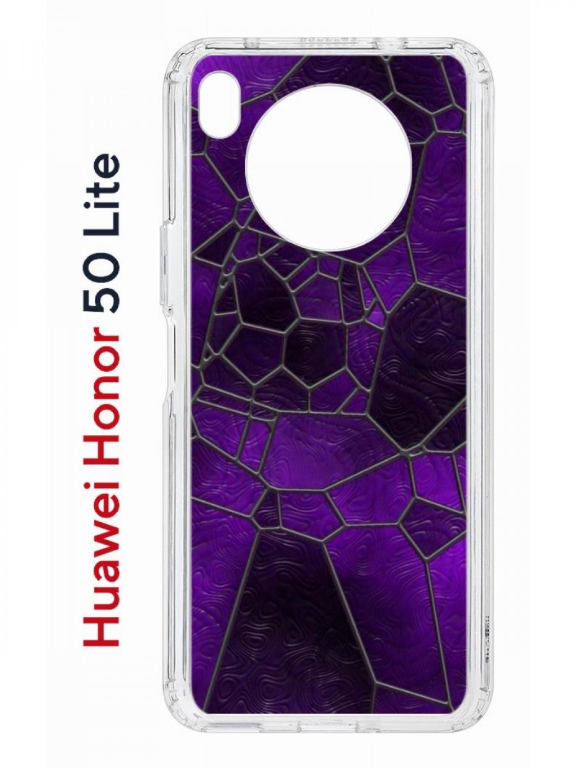 Чехол на Honor 50 Lite, Huawei Nova 8i Kruche Print Витраж, противоударный бампер