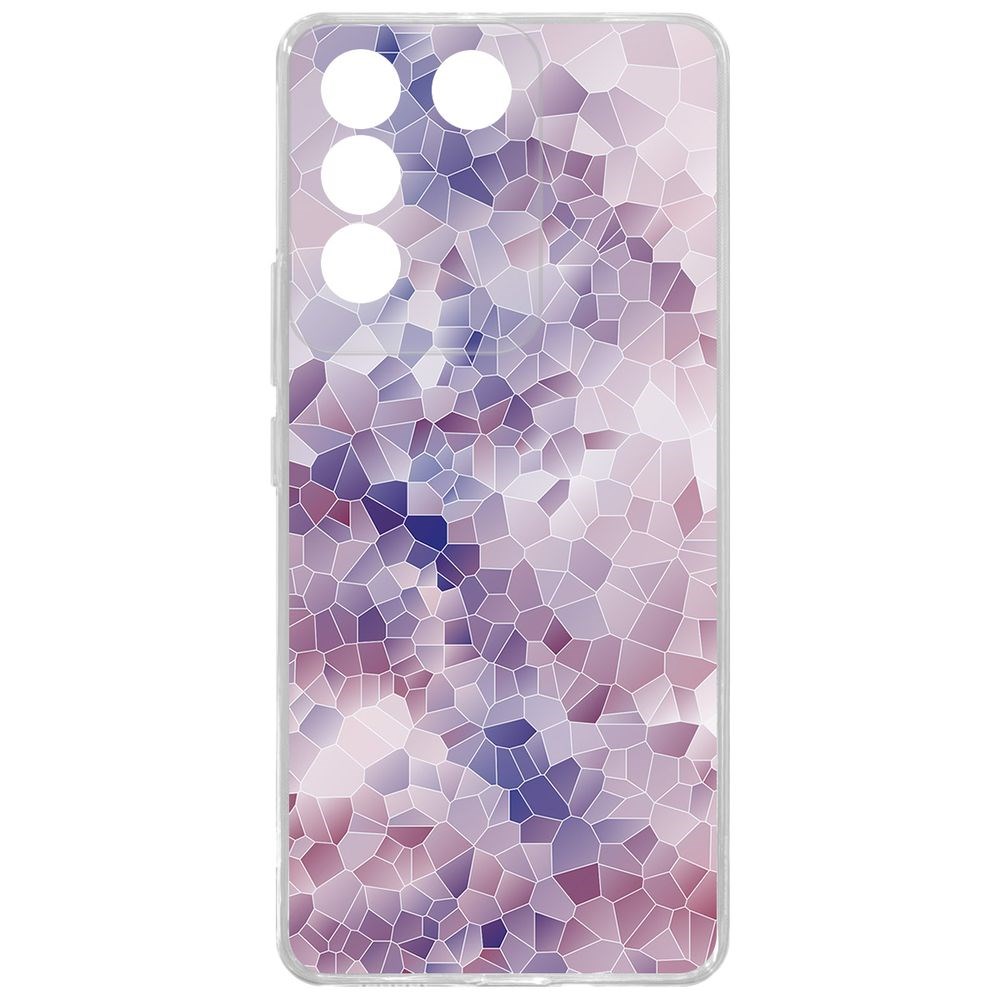 

Чехол-накладка Case Витраж 2 для Vivo T2, Прозрачный