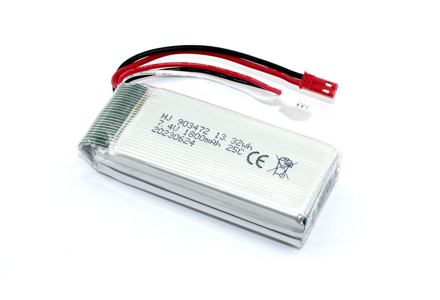 

Аккумулятор Li-Pol 7.4V 903472 1800mAh JST, 903472