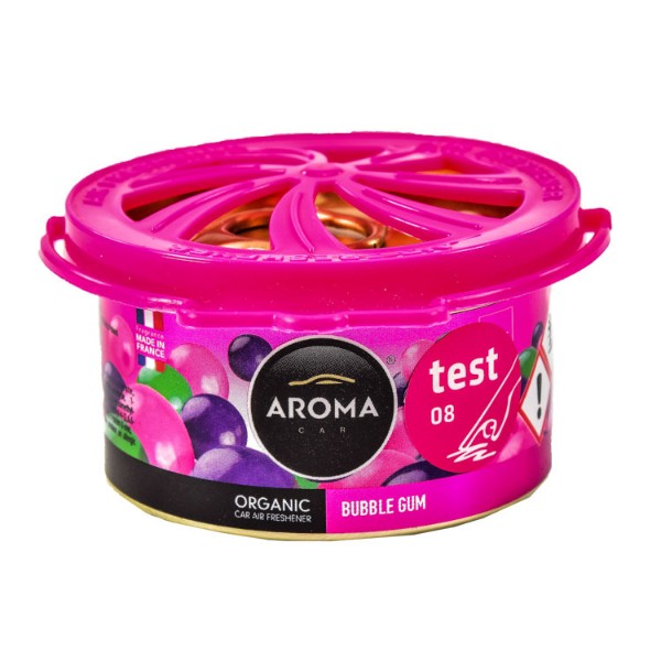 

Ароматизатор банка Aroma Car Organic Bubble gum