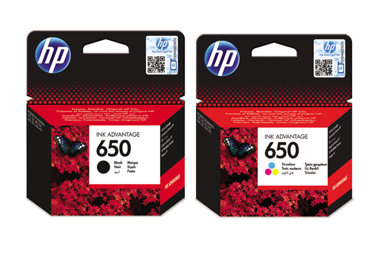 

Картриджи HP 650 Black+Color CZ101AE+CZ102AE, Многоцветный;черный, 650+650