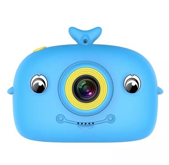 Детский цифровой фотоаппарат GOODSTORAGE Рыбка, голубая цифровой фотоаппарат canon eos r kit rf 24 105mm f 4 7 1 is stm