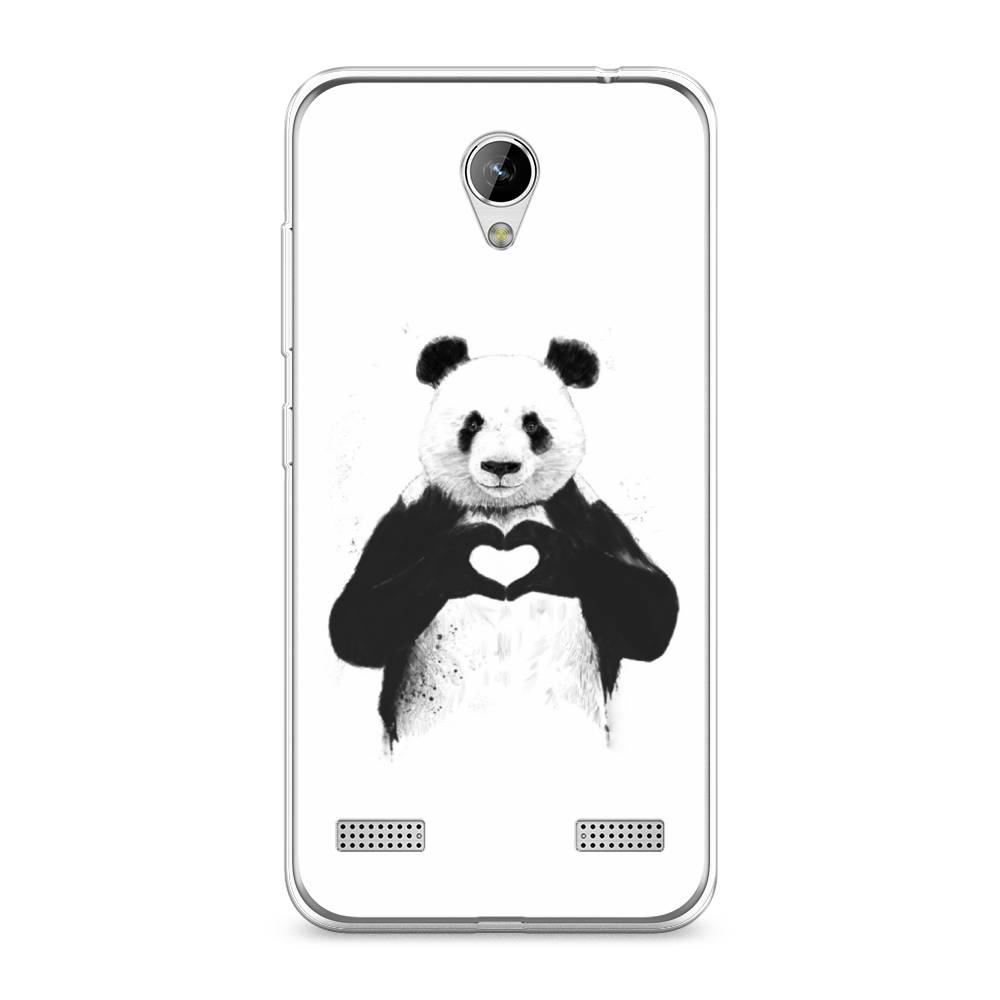 

Чехол Awog на ZTE Blade A520 / ЗТЕ Блэйд A520 "Панда love", 132050-10