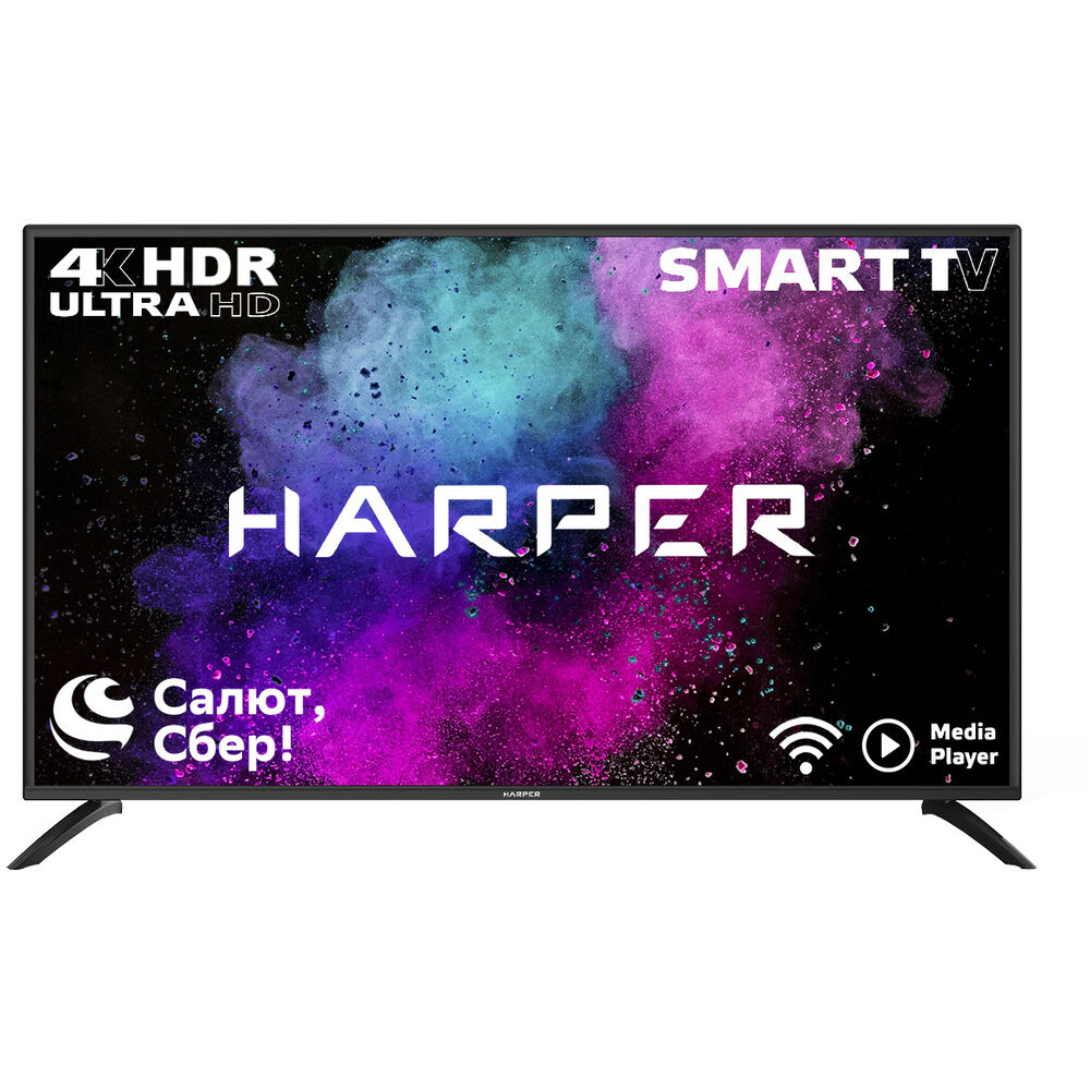 фото Tft va телевизор 4k ultra hd harper 50u610ts