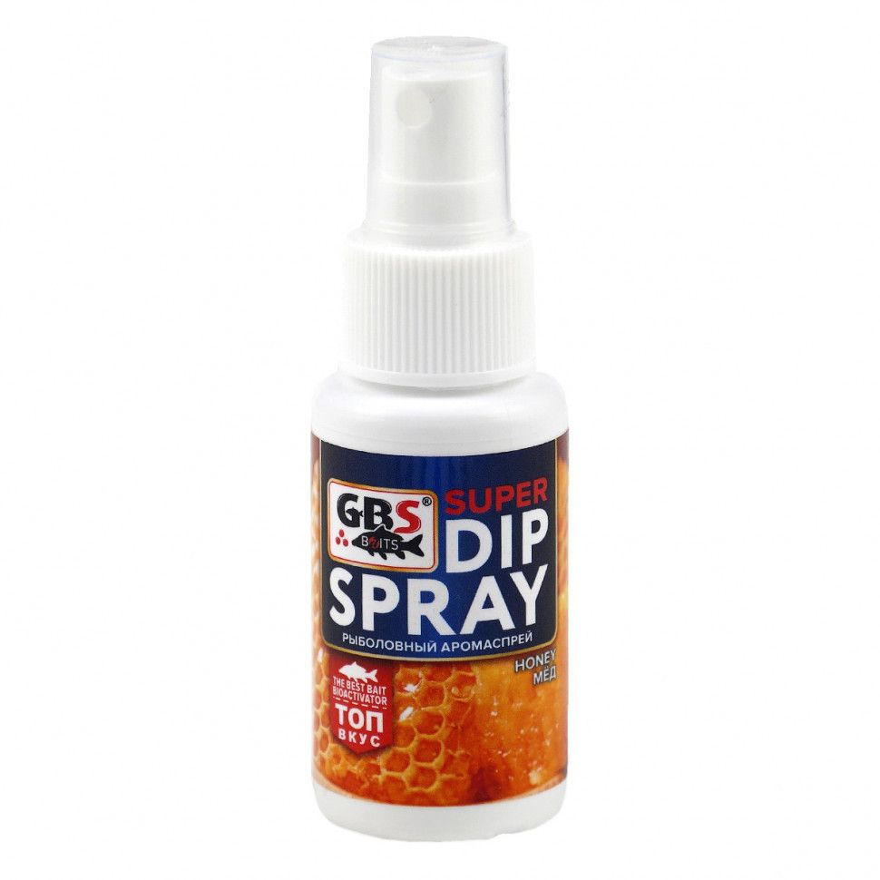 

Ароматизатор спрей GBS BaITS Super Dip Spray Мёд 50 мл, Разноцветный, Super Dip Spray