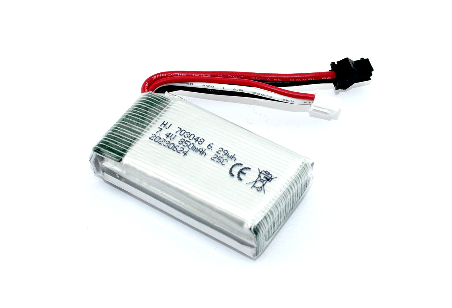 

Аккумулятор Li-Pol 7.4v 703048 850mah SM, 703048