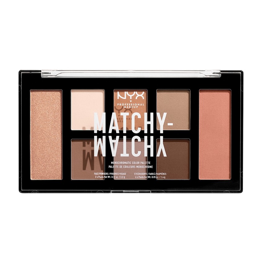 Палетка для макияжа лица NYX PROFESSIONAL MAKEUP MATCHY MNCHRM тон 01 taupe