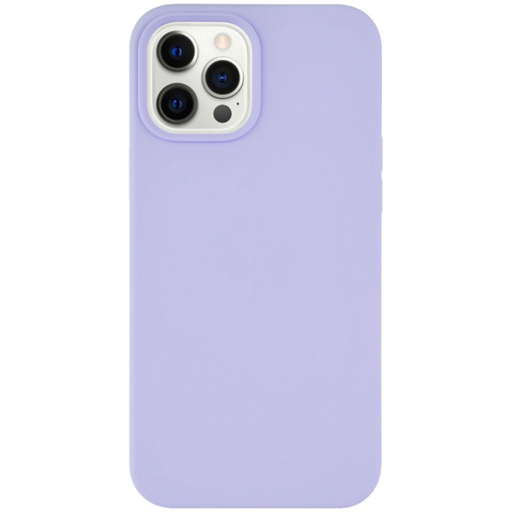 

Чехол для iPhone 12 Pro Max Silicone темно-фиолетовый