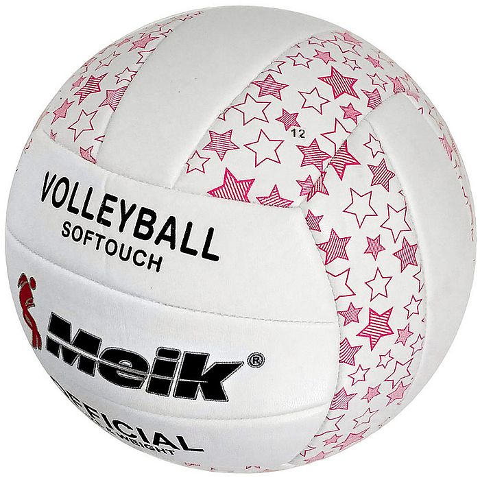 Мяч волейбольный MEIK 2898 PVC 2. 5, 270 гр, машинная сшивка, розовый