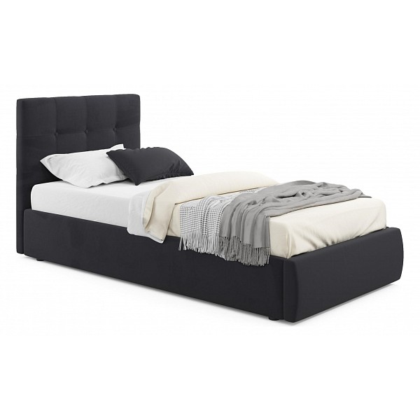 

Кровать  Zeppelin Mobili Selesta 2000x900, Черный, Selesta