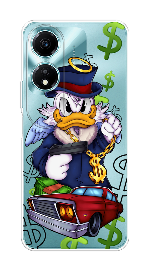 

Чехол на Honor X5 Plus "Scrooge McDuck with a Gold Chain", Красный;синий;белый, 6121950-1