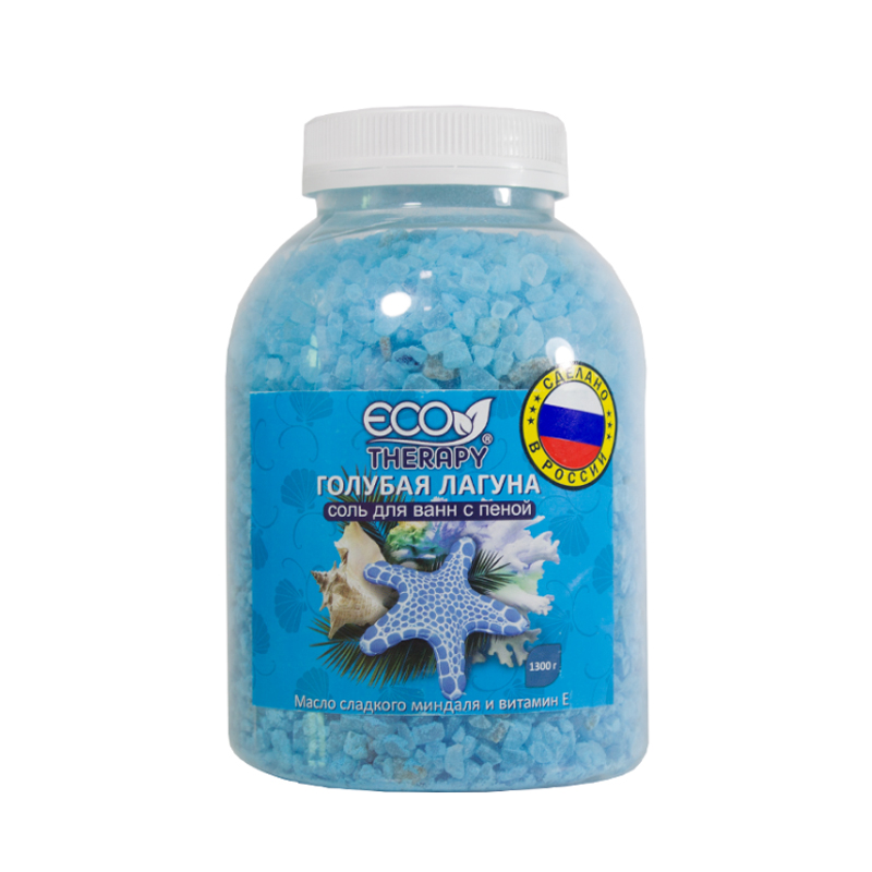 Купить Соль для ванн Ecotherapy Голубая Лагуна 1, 3 кг